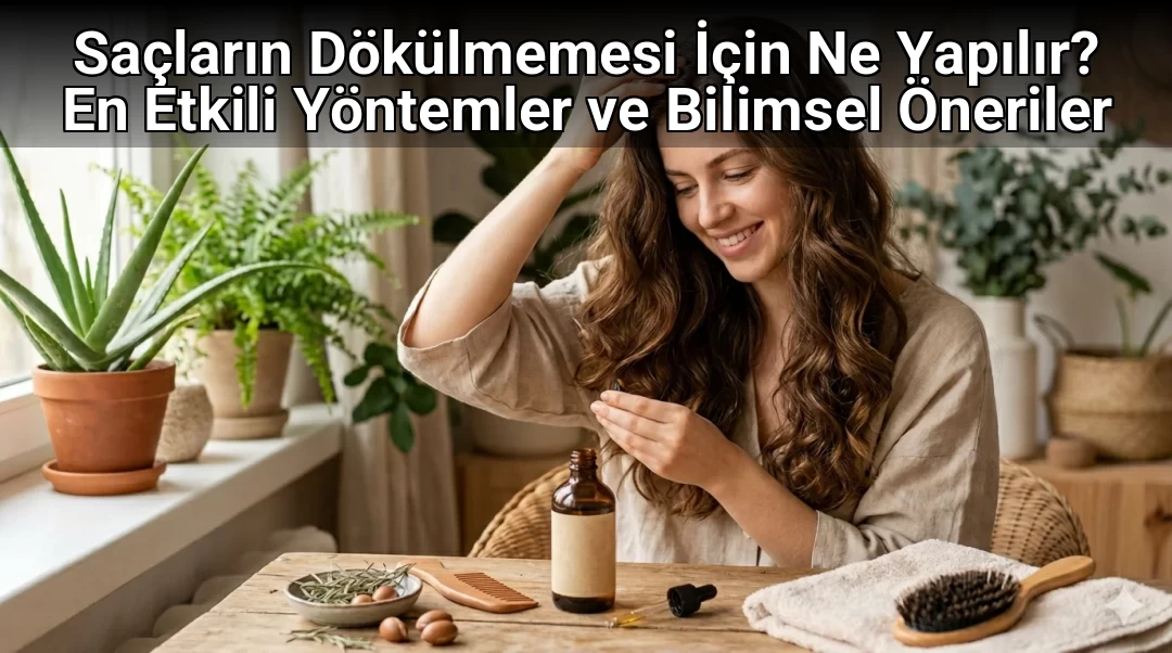 Saçların Dökülmemesi İçin Ne Yapılır? En Etkili Yöntemler ve Bilimsel Öneriler